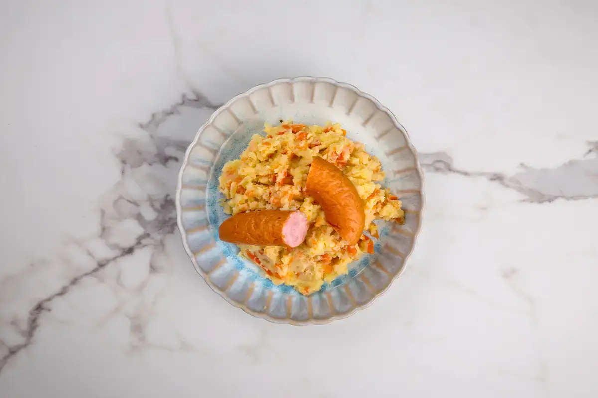 Hutspot met rookworst van De Vitaminebron