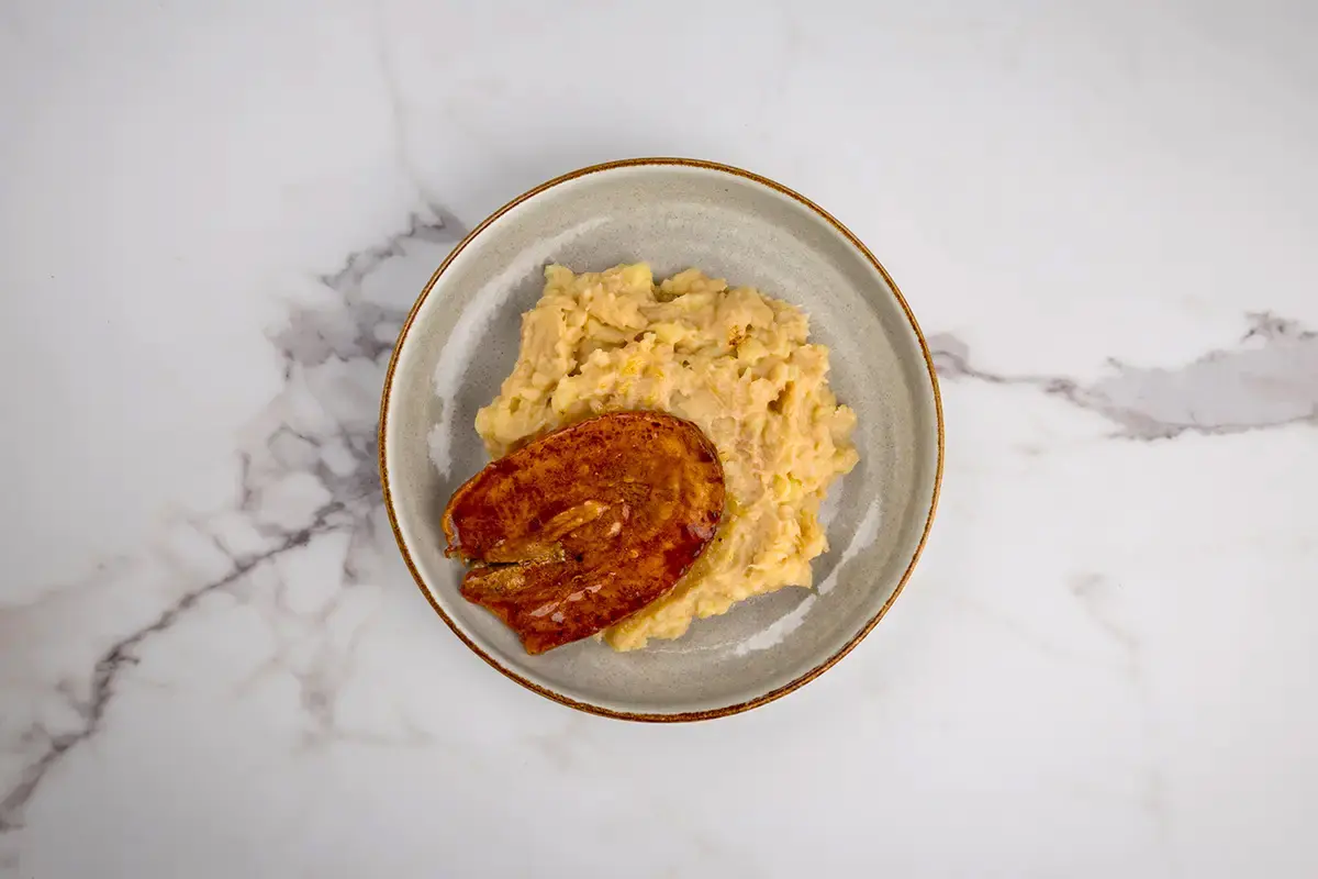 Stamppot hete bliksem met speklap van De Vitaminebron